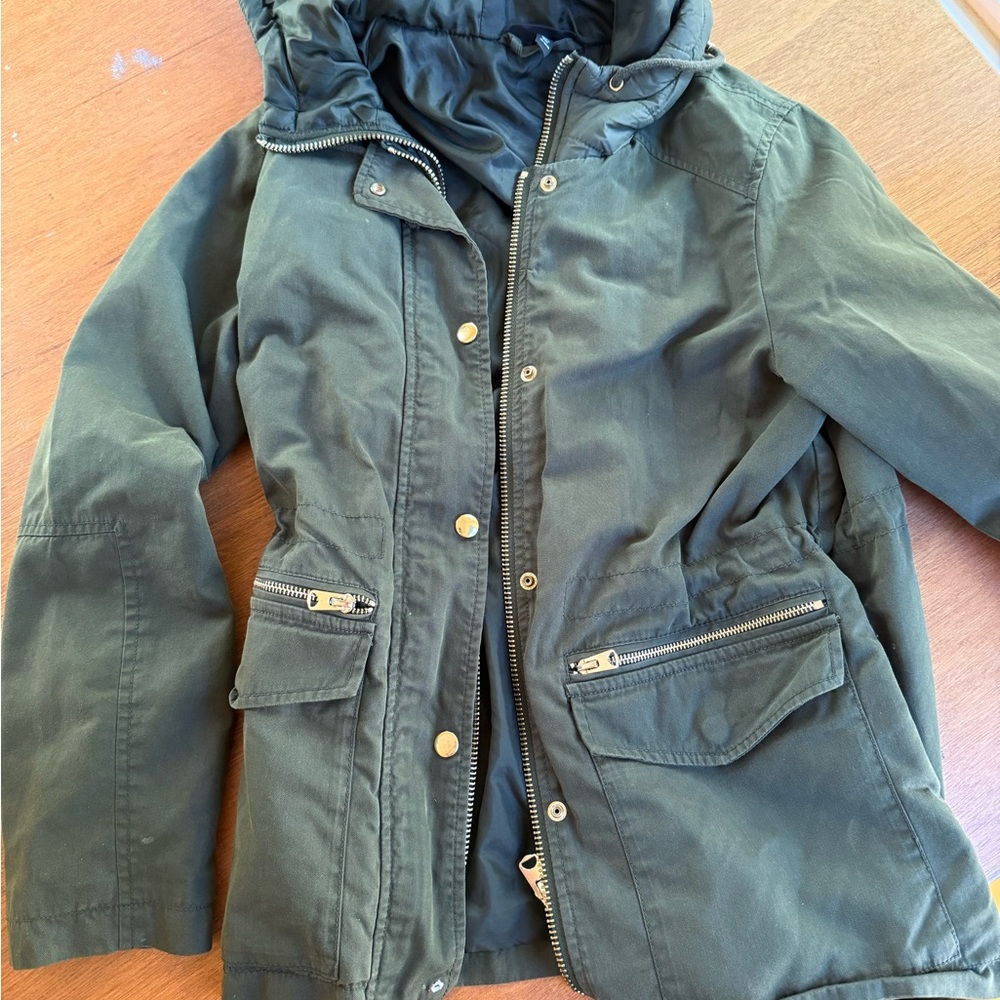 Topshop Dark Green Jacket